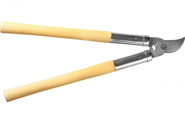Сучкорез плоскостной с деревянными рукоятками РОСТОК