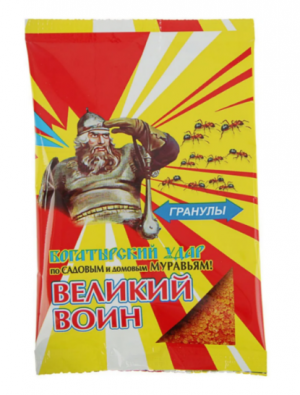 Гранулы от муравьев Великий Воин 50г