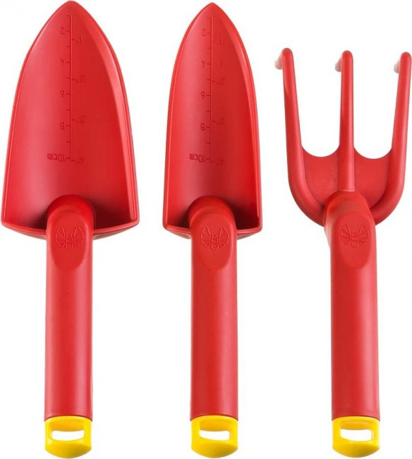 Садовый набор GRINDA 3 предмета: 2 совка, рыхлитель