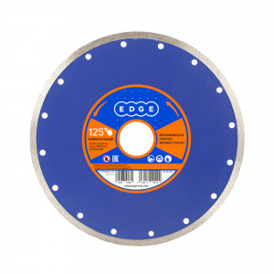 Диск алмазный сплошной универсальный EDGE 125