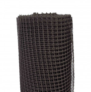 Сетка пластиковая 1,0м х 20м (20х20яч./квадрат) Коричневая