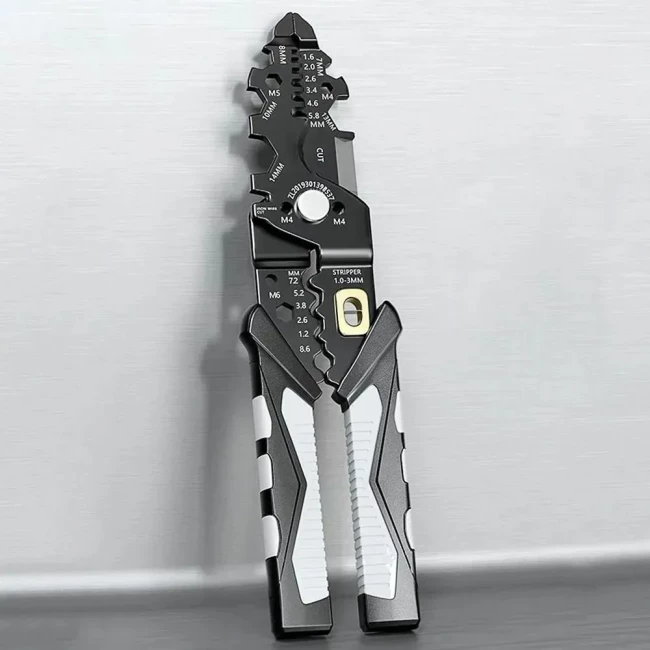 Многофункциональные плоскогубцы 25 в 1 / универсальные клещи электрика / кримпер для опрессовки, стриппер, кабелерез