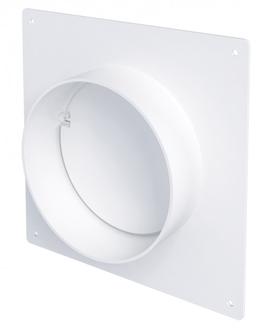 Соединитель для круглых каналов Ø100 с обратным клапаном и пластиной Эвент