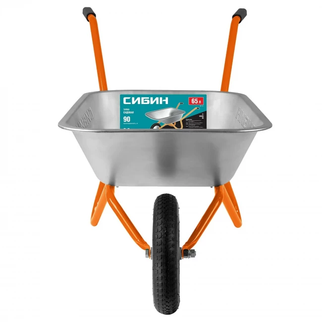 Тачка садово-строительная одноколесная, СТ 11 СИБИН