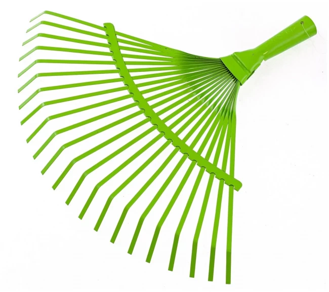 Грабли веерные, пластинчатые, металл., 20-ти зубые