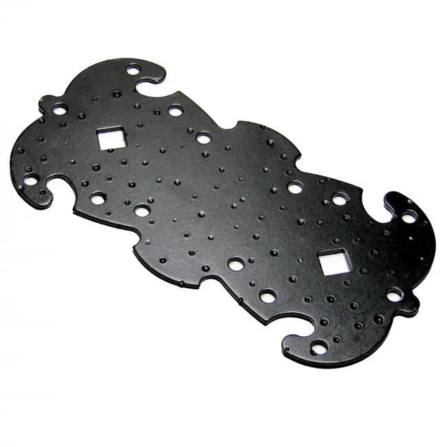 Пластина декоративная чёрная матовая НОЭЗ