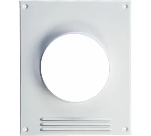 Фланец с торцевой площадкой с секцией жалюзи Ø100