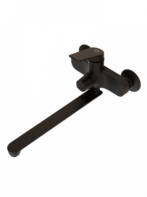 Смеситель для ванной пластиковый с длинным изливом