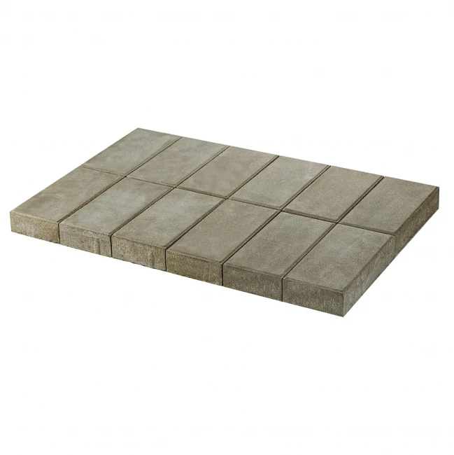 Плитка вибропрессованная Кирпичик 200х100х40мм 