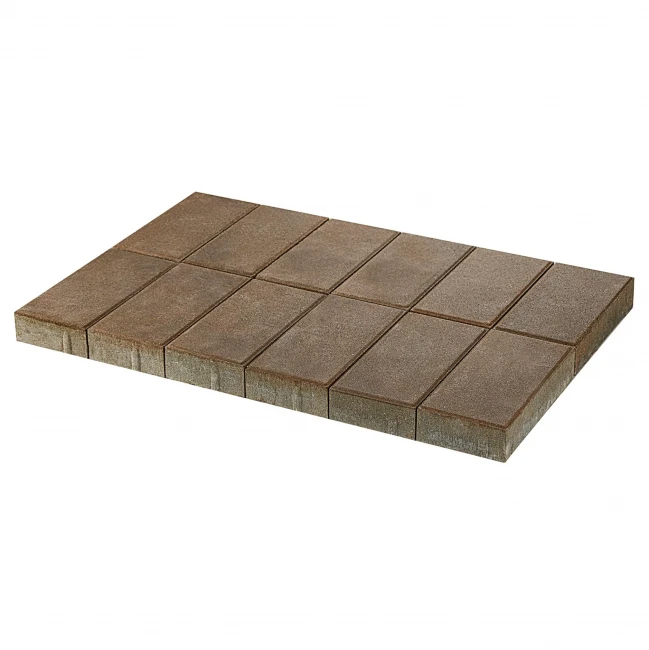 Плитка вибропрессованная Кирпичик 200х100х40мм 