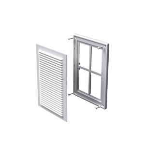 Решетка с москитной сеткой разборная 1825