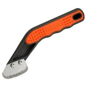 Скребок для рашивки швов, закругленое лезвие DECOR