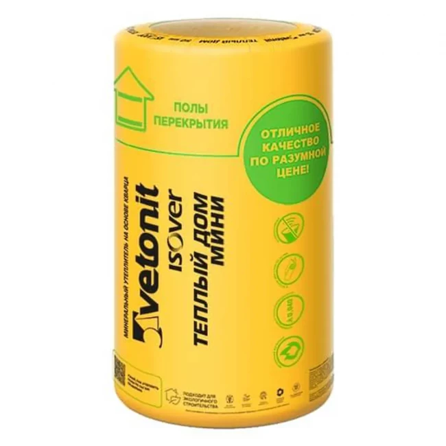 ISOVER-VETONIT Теплый Дом рулон мини 50мм 10м2