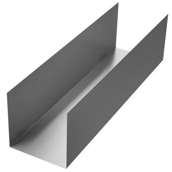 Профиль направляющий Стандарт 0,45мм металлический 27x28х-3000мм 