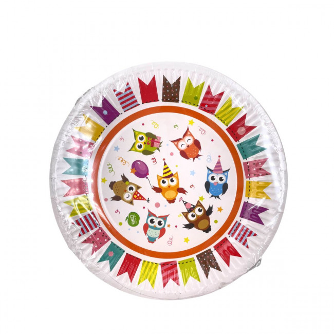 Набор тарелок картонных Детский 10 шт