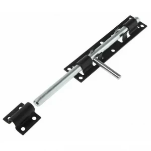 Засов дверной круглый ригель "Домарт" ЗД-300мм чёрный