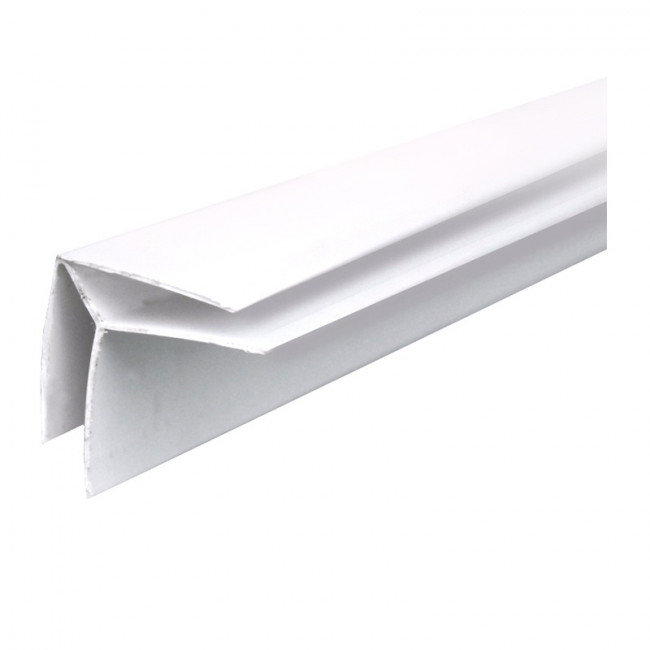  Угол внешний ПВХ для панелей белый 3м