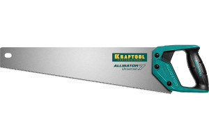 Ножовка универсальная  Alligator 7 , 450мм, 3D зуб, KRAFTOOL