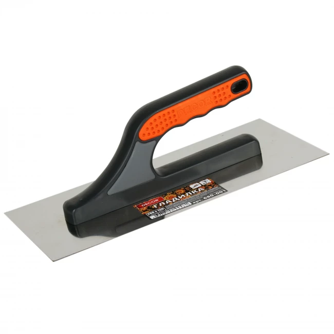 Гладилка 280х130мм полир. нерж. сталь, ПРЯМАЯ, 3-K ручка DЕCOR 