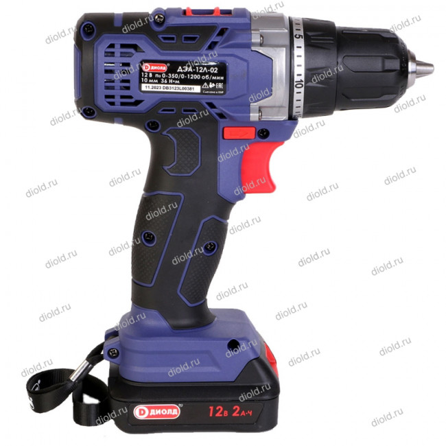 Аккумуляторная дрель-шуруповерт Диолд ДЭА-12Л-02