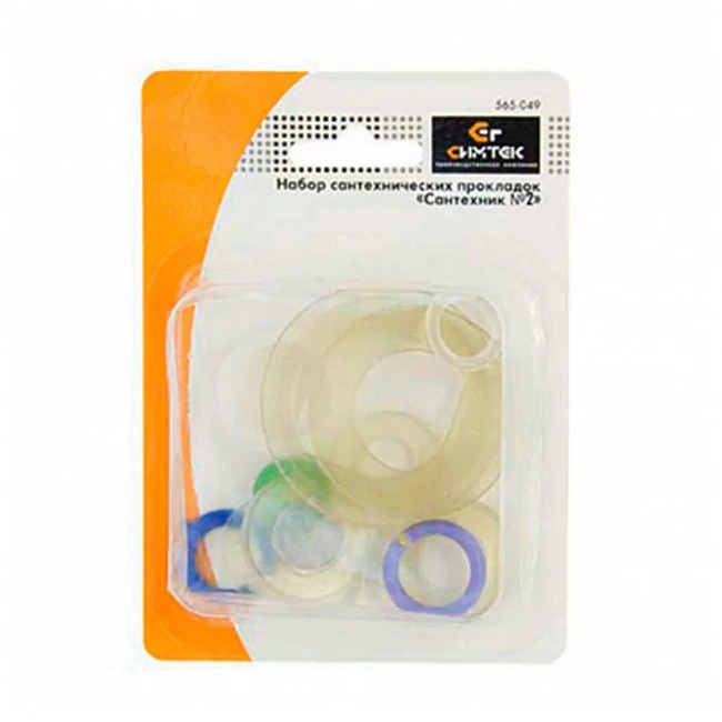 Набор сантех. прокладок д/смесителя "Сантехник №2" в блистере