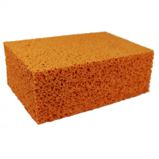 Губка DECOR , Вискозная оранж. 160х110х60 мм