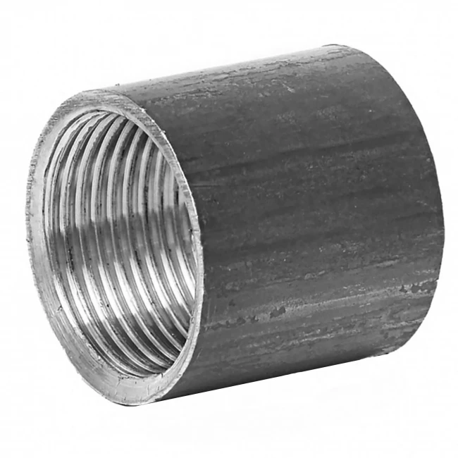 Муфта стальная с резьбой