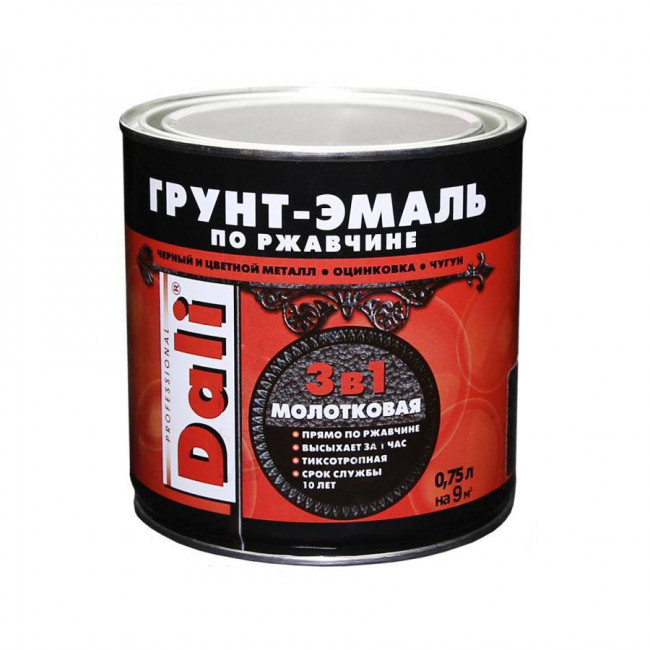 Эмаль молотковая РОГНЕДА DALI  