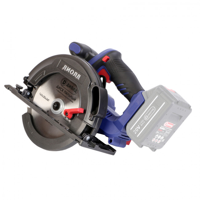 Пила дисковая аккумуляторная АДП-20ЛИ-02 (без батареи и ЗУ) Диолд