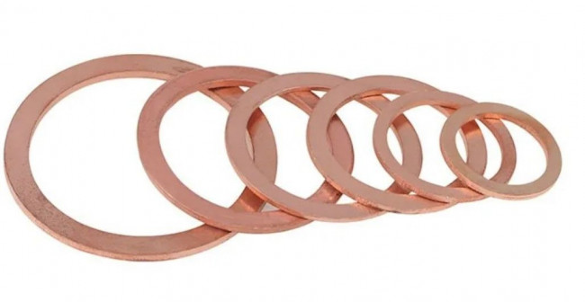 Шайба медная