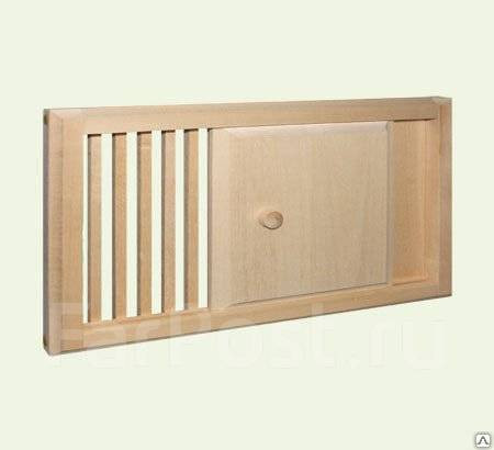 Вентиляционная задвижка 430х170  (Липа)