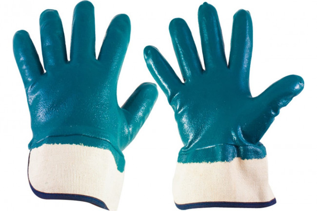 Перчатки нитриловые манжет Крага