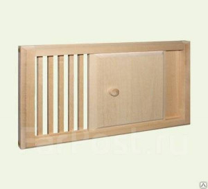 Вентиляционная задвижка 330х120  (Липа)