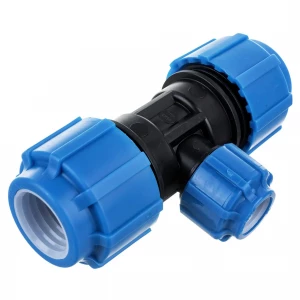 Тройник ПНД переходной компрессионный 