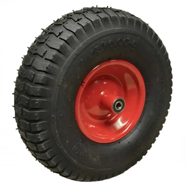 Колесо пневмотическое для тачки 15"х6-6/20мм MAWIPRO 