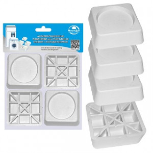 Антивибрационные подставки квадратные белые усиленные