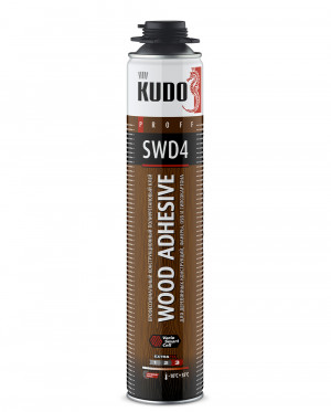 Клей-пена конструкционный для деревянных конструкций KUDO® PROFF Wood Adhesive
