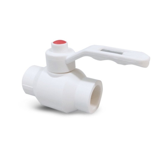 Кран шаровый полипропилен железная ручка