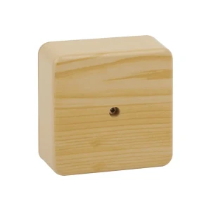 Коробка распаячная TDM КР 75х75х28 открытая установка, цвет сосна IP40