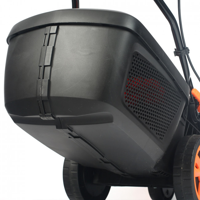 Газонокосилка электрическая PATRIOT PT 1634E, 1.6кВт, 34см, плавный пуск, травосборник 35л пластиковый