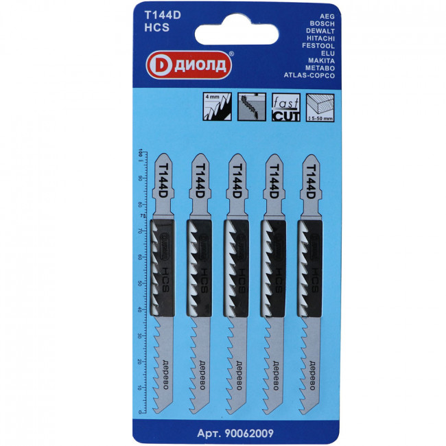 Пилки для лобзика T144 D