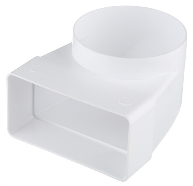 Соединитель угловой 120х60  Ø100 Эвент