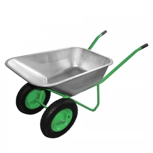 Тачка строительная 2-колесная, пневматическое колесо 13 втулка 20мм (3,25х8) MAWIPRO