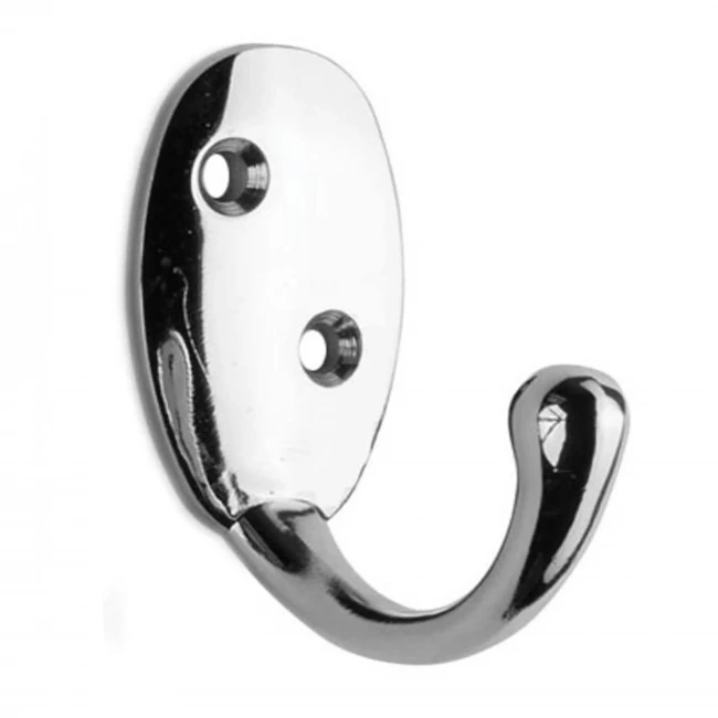 Крючок 1-рожковый хром