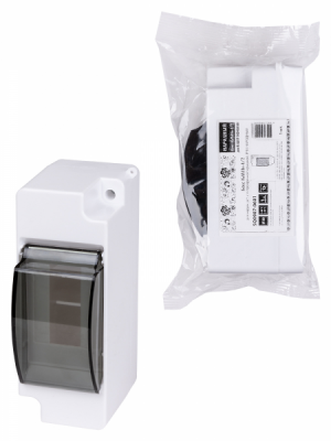 Бокс навесной TDM КМПн 1/2  IP30 для наружной установки с прозрачной крышкой, Народный